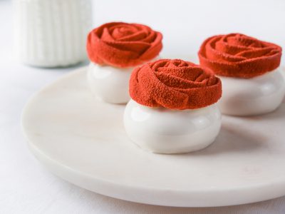 라즈베리 리치 무스 케이크